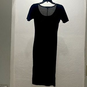 Black Body-con Midi Dress